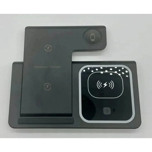 3‎ in 1 Wireless Charging Station For iPhone Apple Watch & Airpods Pro Tested - Picture 6 of 10